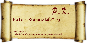 Pulcz Keresztély névjegykártya